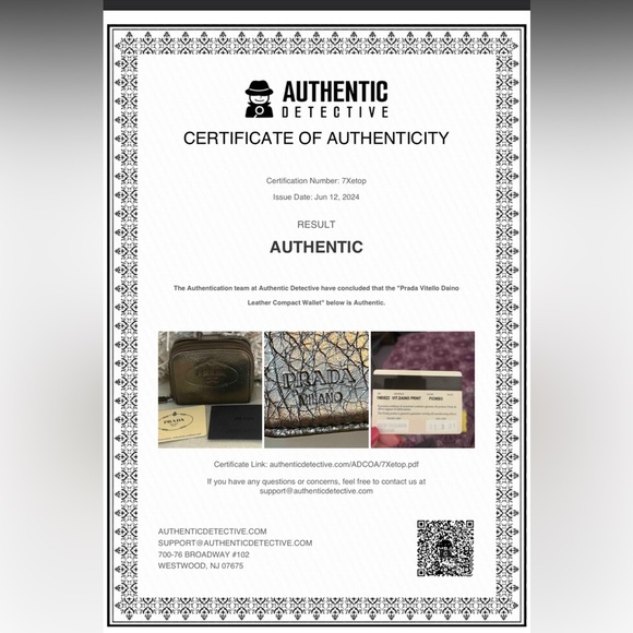 COA⭐️PRADA Vitello Daino Leather
Compact Wallet⭐️STUNNING⭐️ 💯Authentic - Picture 16 of 16